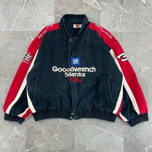 Vintage Dale Earnhardt Jacket Mens XL Racing Nascar Embroidered Goodwrench
